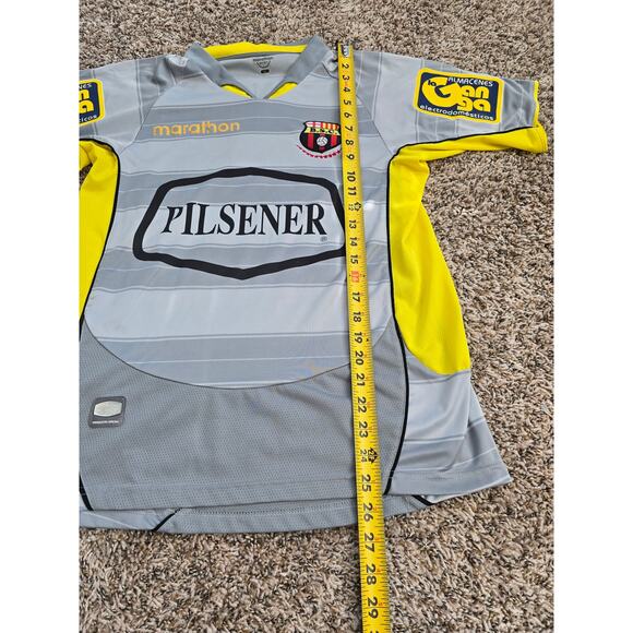Marathon Barcelona SC Grey/Yellow Pilsener #3 Jersey S | Ecuadorian Club Fanwear - Picture 6 of 7